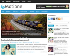 Motione Blogger Template