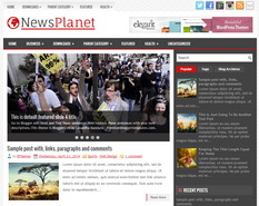 NewsPlanet Blogger Template