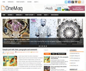 OneMag Blogger Template