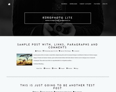 RokoPhoto Lite Blogger Template