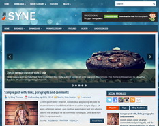 Syne Blogger Template