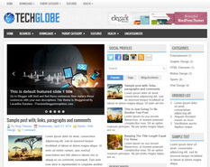 TechGlobe Blogger Template