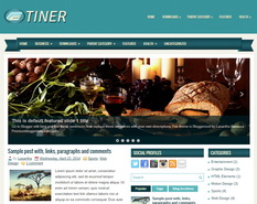 Tiner Blogger Template