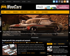 WooCars Blogger Template