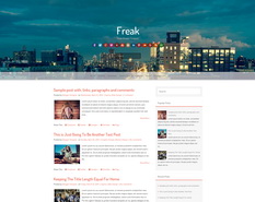 Freak Blogger Template