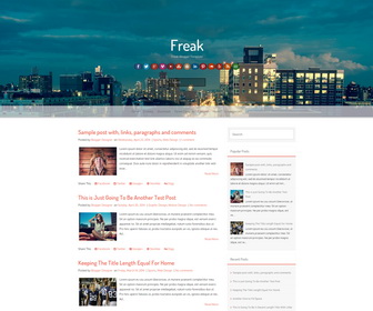 Freak Blogger Template