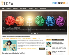 Idea Blogger Template