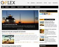 Plex Blogger Template