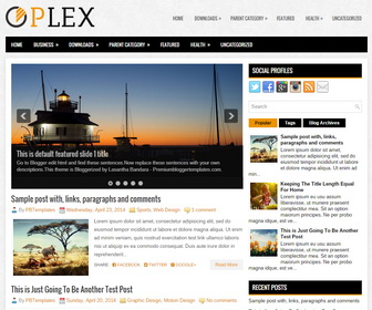 Plex Blogger Template