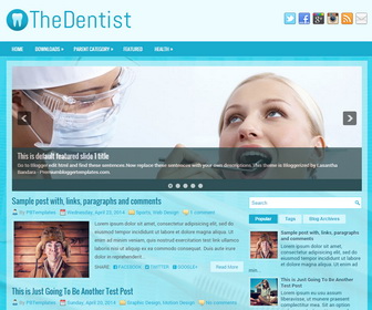 TheDentist Blogger Template