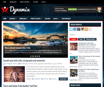 Dynamix Blogger Template