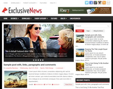 ExclusiveNews Blogger Template