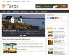 Faros Blogger Template