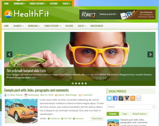 HealthFit Blogger Template