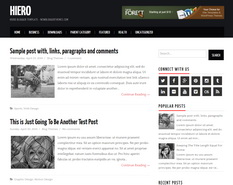 Hiero Blogger Template