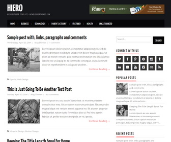 Hiero Blogger Template