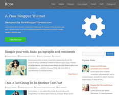 Kore Blogger Template