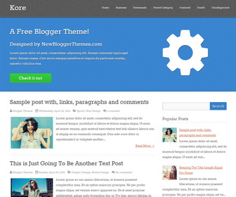 Kore Blogger Template