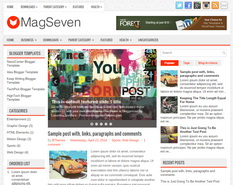 MagSeven Blogger Template