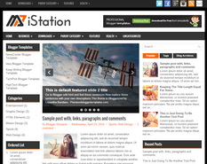 iStation Blogger Template