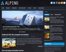 Alpino Blogger Template