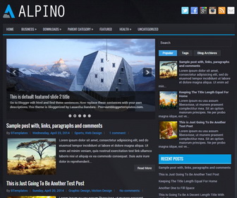 Alpino Blogger Template