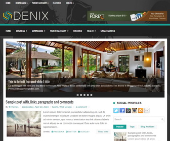 Denix Blogger Template