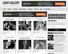 Light Gallery Blogger Template
