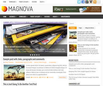MagNova Blogger Template