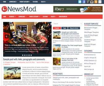 NewsMod Blogger Template