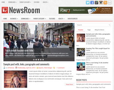 NewsRoom Blogger Template