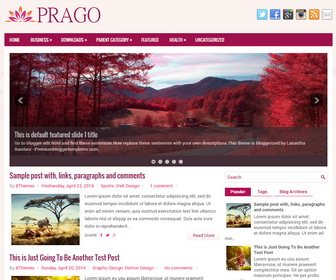 Prago Blogger Template