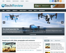 TechReview Blogger Template