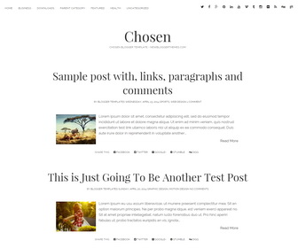 Chosen Blogger Template