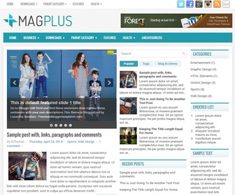 MagPlus Blogger Template