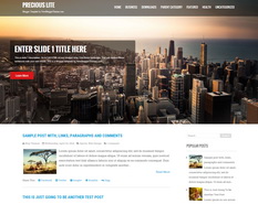 Precious Lite Blogger Template