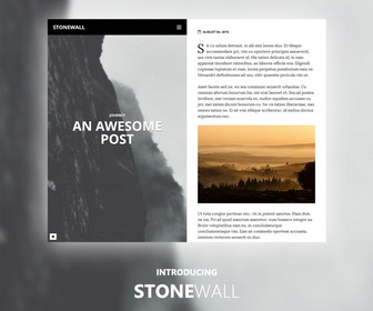 StoneWall Blogger Template