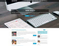 AwesomeOne Blogger Template