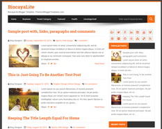 BiscayaLite Blogger Template