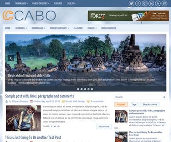 Cabo Blogger Template