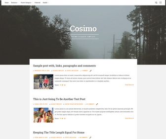 Cosimo Blogger Template