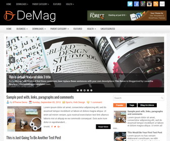 DeMag Blogger Template