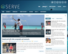 Serve Blogger Template