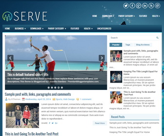 Serve Blogger Template