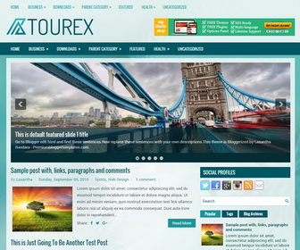 Tourex Blogger Template