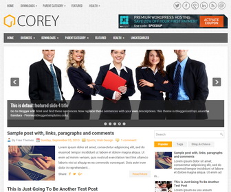 Corey Blogger Template