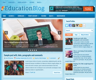 EducationBlog Blogger Template