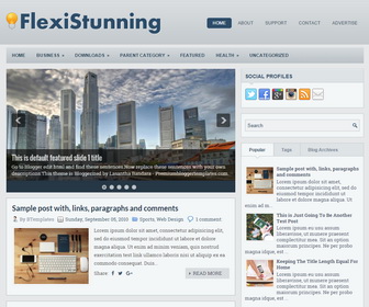 FlexiStunning Blogger Template