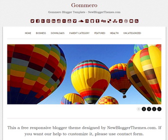 Gommero Blogger Template