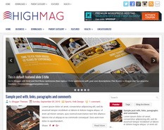 HighMag Blogger Template